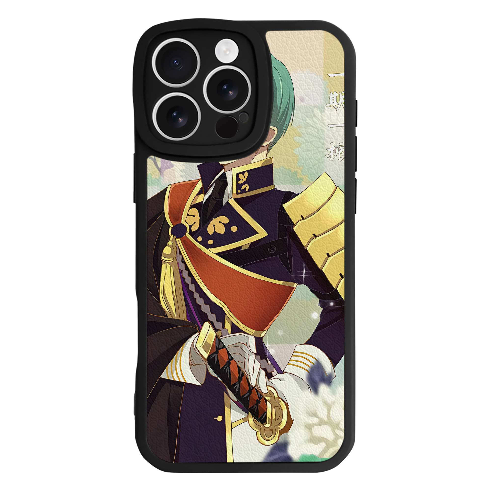 （画像用） 刀剣乱舞 Touken Ranbu 【iPhone 16シリーズ対応】シリコンスマホケース（レザー調） 材質：シリコン